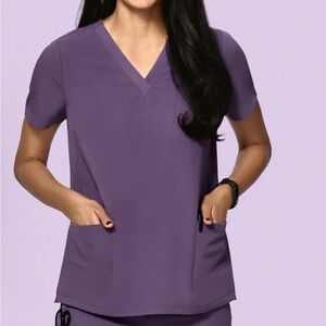 Mandala 6 pocket scrub top